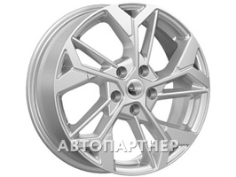 K&K Geely Coolray 6.5x17 5x114.3 ET50 54.1 Сильвер (КС1062)